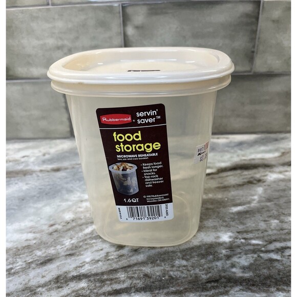 Rubbermaid Other - Vintage Rubbermaid 6 Cup #5 Servin Saver Food Storage Container Canister NEW